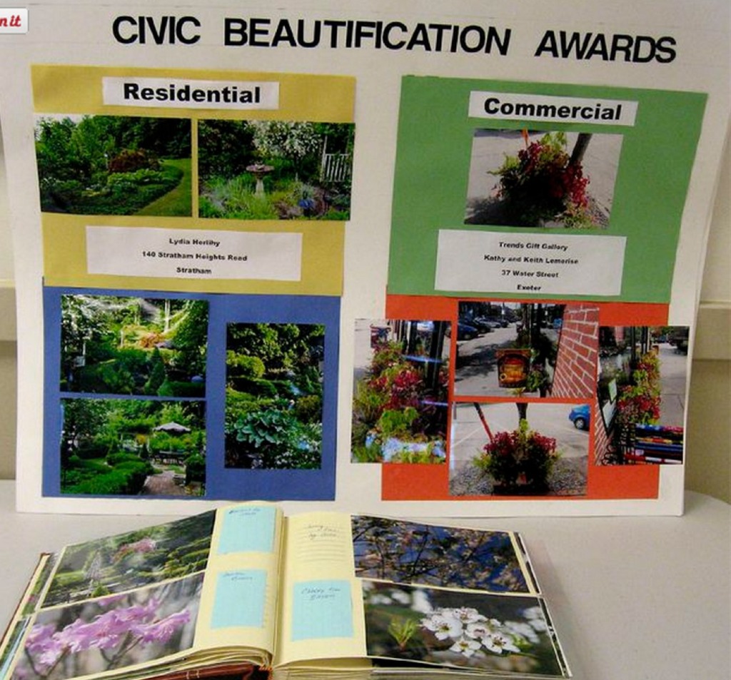 Civic Beautification Awards were given out.
